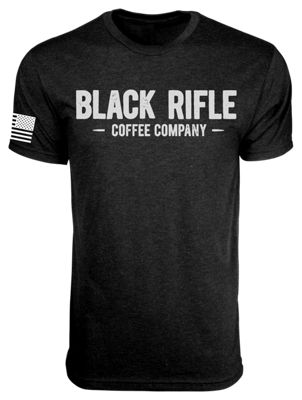 Black Rifle Coffee Company Vintage Logo Short-Sleeve T-Shirt for Men - Black - 3XL