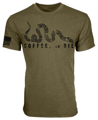 Black Rifle Coffee Company Coffee or Die Short-Sleeve T-Shirt for Men - Green - XL