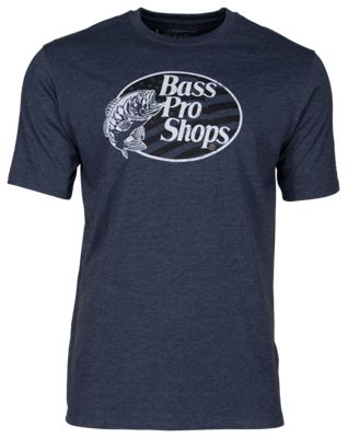 Bass Pro Shops Black Rifle Coffee Company Freedom Short-Sleeve T-Shirt for Men - Navy Heather - M