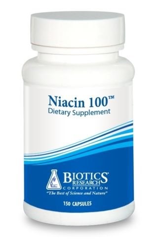 Biotics Research - Niacin 100 150 Capsule 2 PACK 1136 2 PACK Exp.2.18+ SD