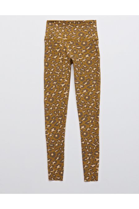 American Eagle Womens Leopard Casual Leggings Style # 070-1702-4890 - Large