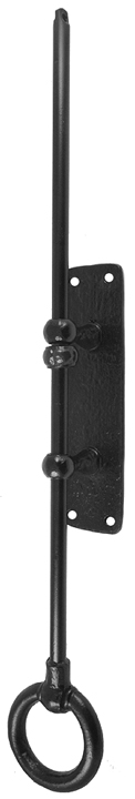 Black Antique Ironwork Bell Pull and Chain 1253