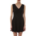 Vera   Lucy  Robe Suedine Noir R 6229  Women's Dress in Black. Sizes Available:EU S / M,EU M / L