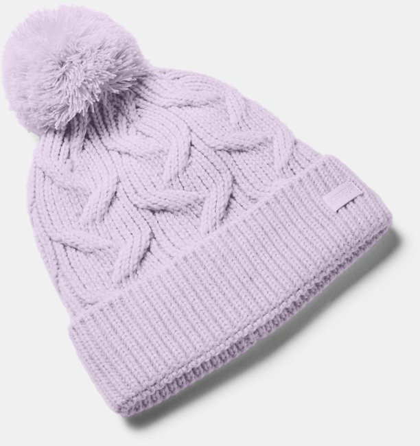 Under Armour Around Town Pom Beanie Women's Hats & Headwear TBD 1