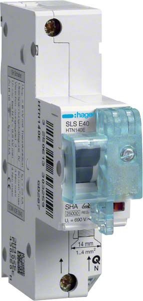 Hager SLS-Schalter Htn140E 1-pol 40A E HS