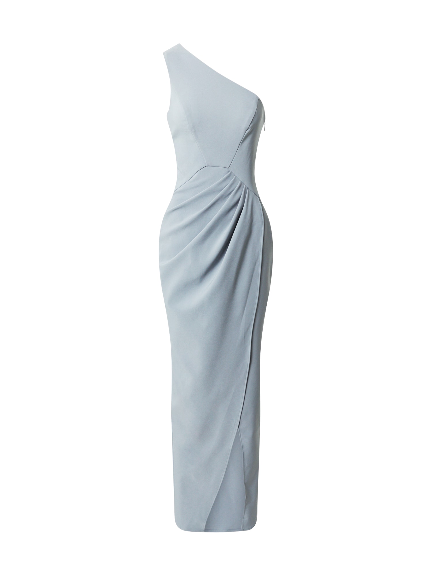 Chi Chi One Shoulder Maxi Dress in Sage Green, Size 16