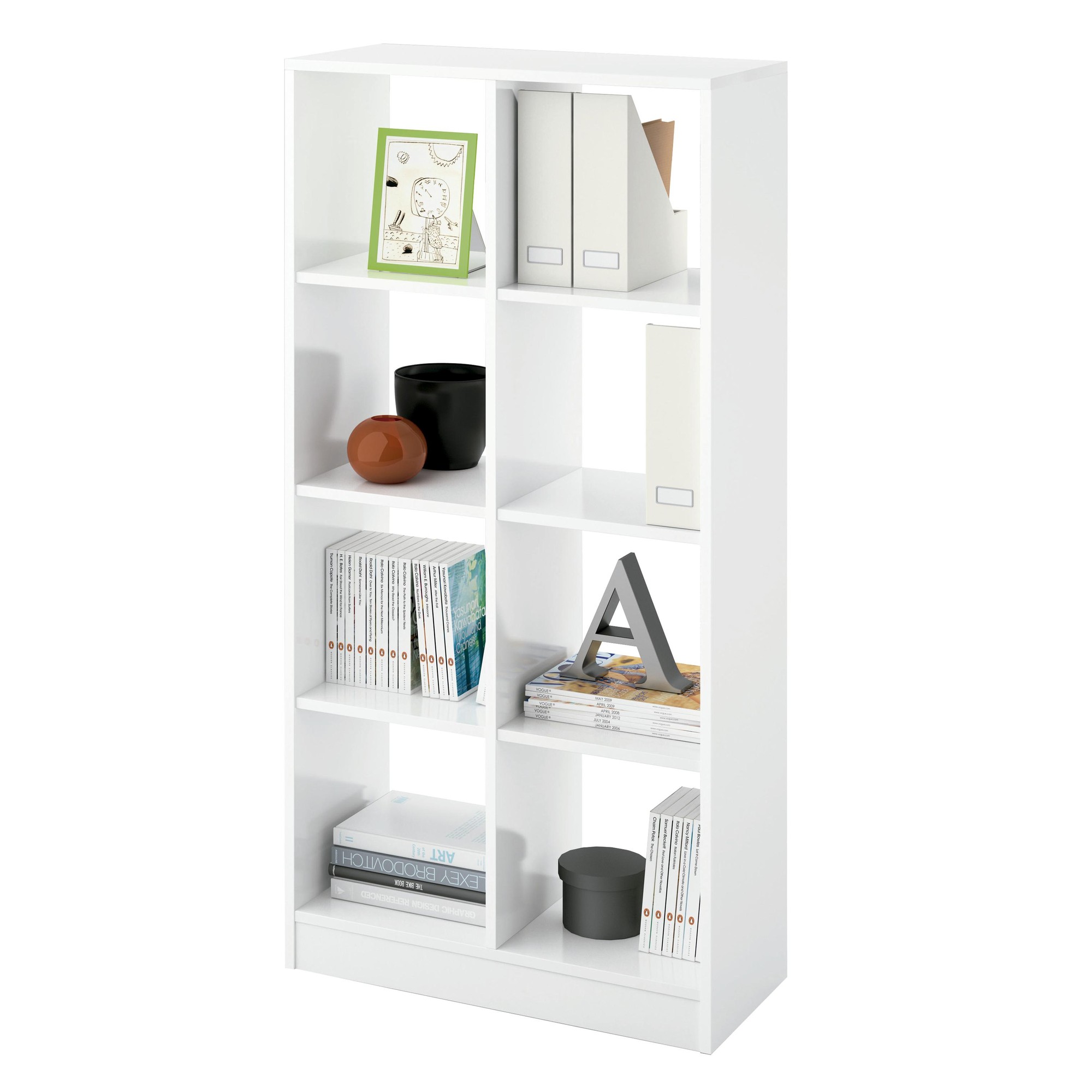 Estantera Cubos 2x4 Blanco 131 X 66 X 32 Cm