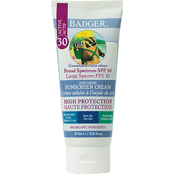 Badger Clear Zinc Sunscreen Spf30 Clear Zinc Sunscreen With Non-whitening