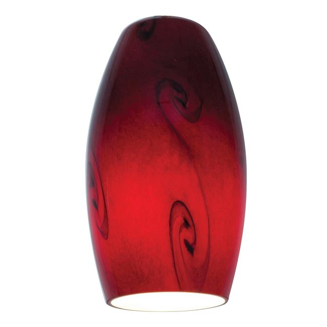 23111-RUSKY Access Lighting Merlot-Glass Pendant Shade-5.5 Inches Wide by 8.25 Inches Tall
