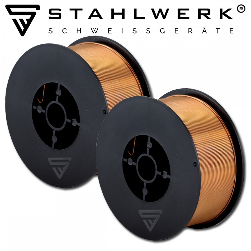 Mig/mag Schweißdraht Ø 1,0 Mm, Stahl SG3 ER70S-6,1kg D100 Rolle Mit 16mm Dorn%2.