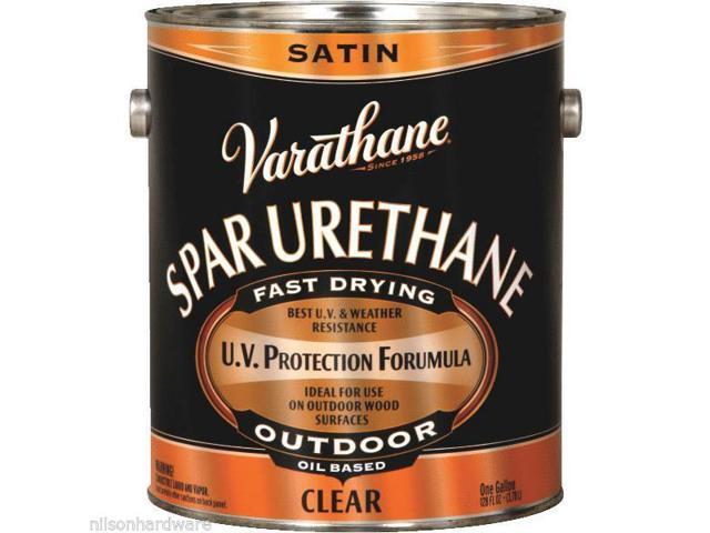 1 Gal Varathane Exterior Wood Deck Door Trim Satin VOC Spar Urethane 9332