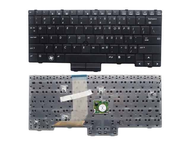 For HP EliteBook 2540P 2540 US Laptop Keyboard Black