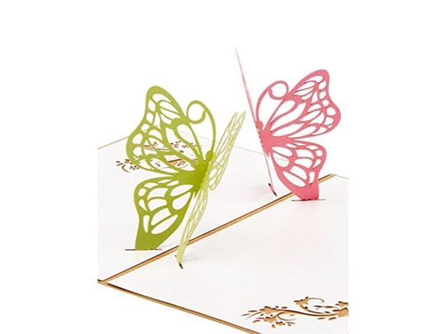Paper Spiritz Butterfly Dances Pop up Birthday Cards for Women Men Boys Kids - Handmade Happy Birthday Valentine Thank You Anniversary Cards All.