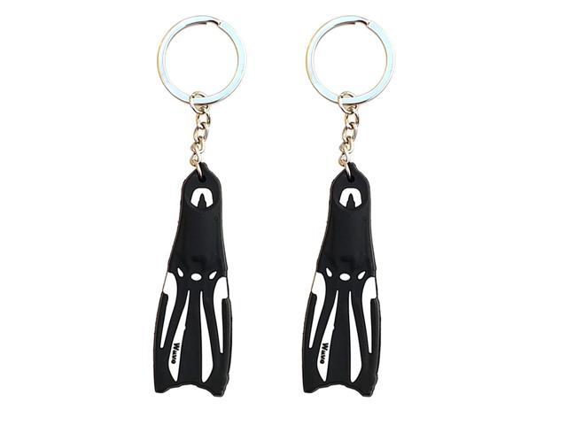 2x Key Chain Keys Holder Ring Diver Gift Present Jewelry Charm Decor