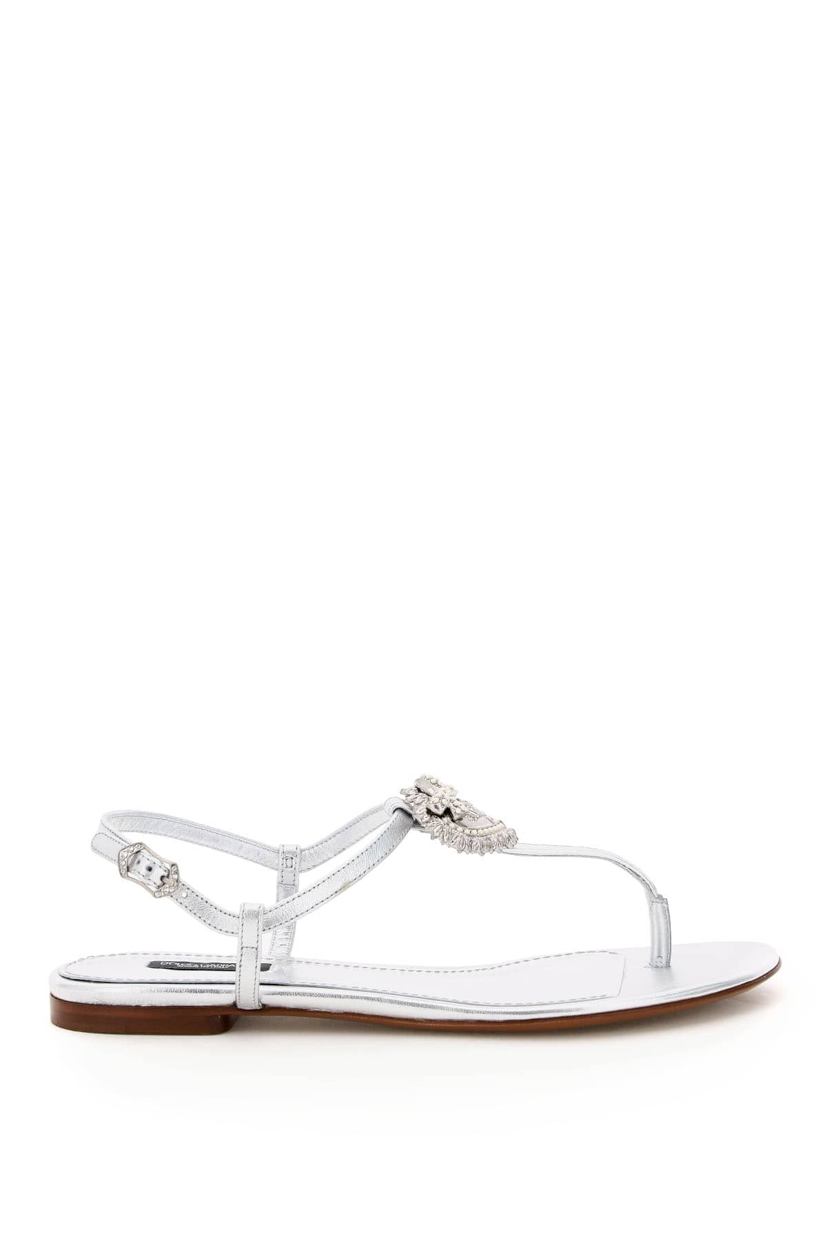 Devotion Thong Sandals in Nappa Mordore