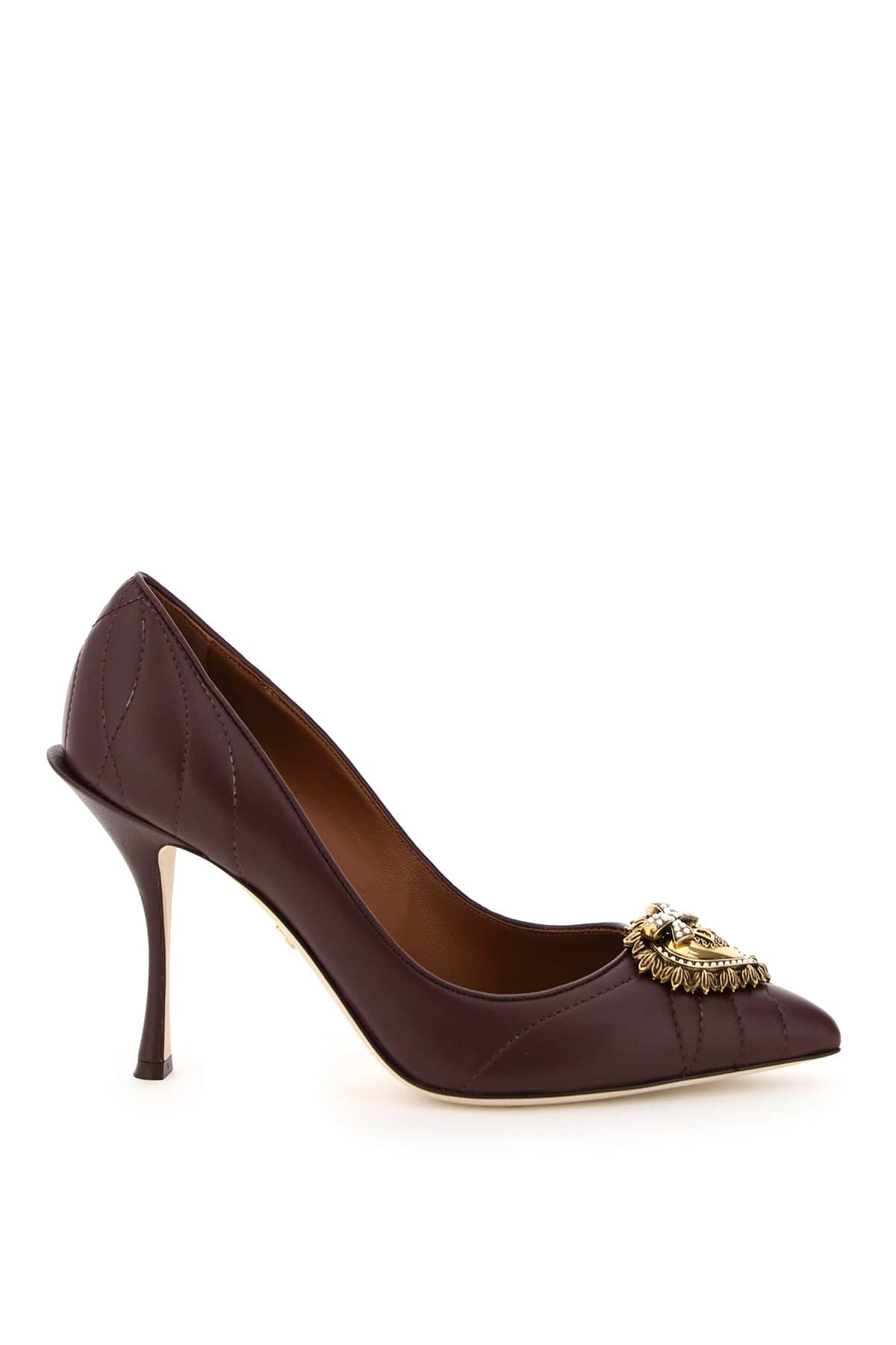 DOLCE & GABBANA TAKE OFF LORI DEVOTION 37 Purple, Red Leather