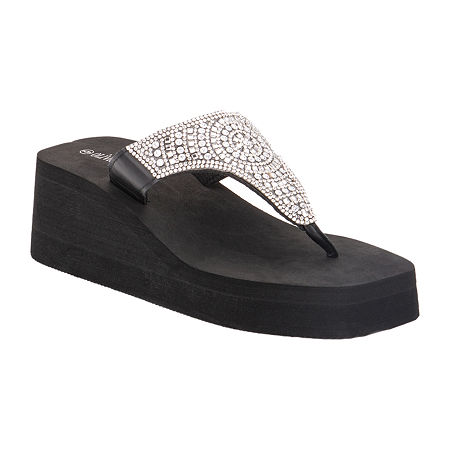 Olivia Miller Women's Sandals BLACK - Black Sweet N Sour Sandal - Women