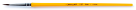 Crayola 0.5 in. Economy Camel Hair Short Handle Watercolor Paint Brush - Size 3, Hair, Yellow
