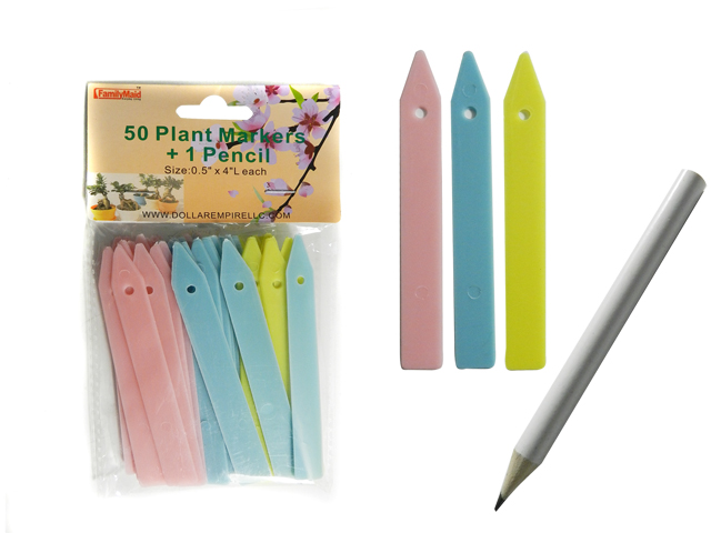 Familymaid 27422 0.5 X 4 in. Plant Markers Plus Pencil - Pack of 144