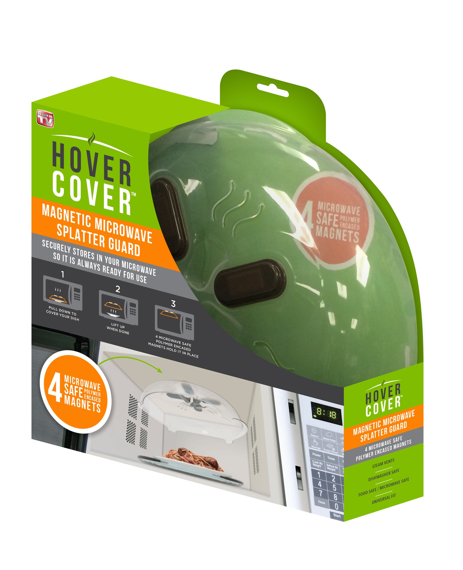 Hover Cover Microwave Splatter Guard as Seen on TV