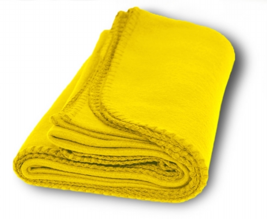 1834221 Promo Fleece Blanket - Yellow Case of 36