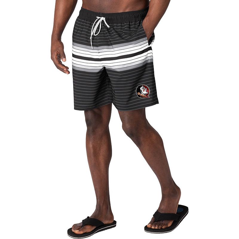 Men's G-III Sports by Carl Banks Black Florida State Seminoles Assist Volley Swim Trunks, Size: Large