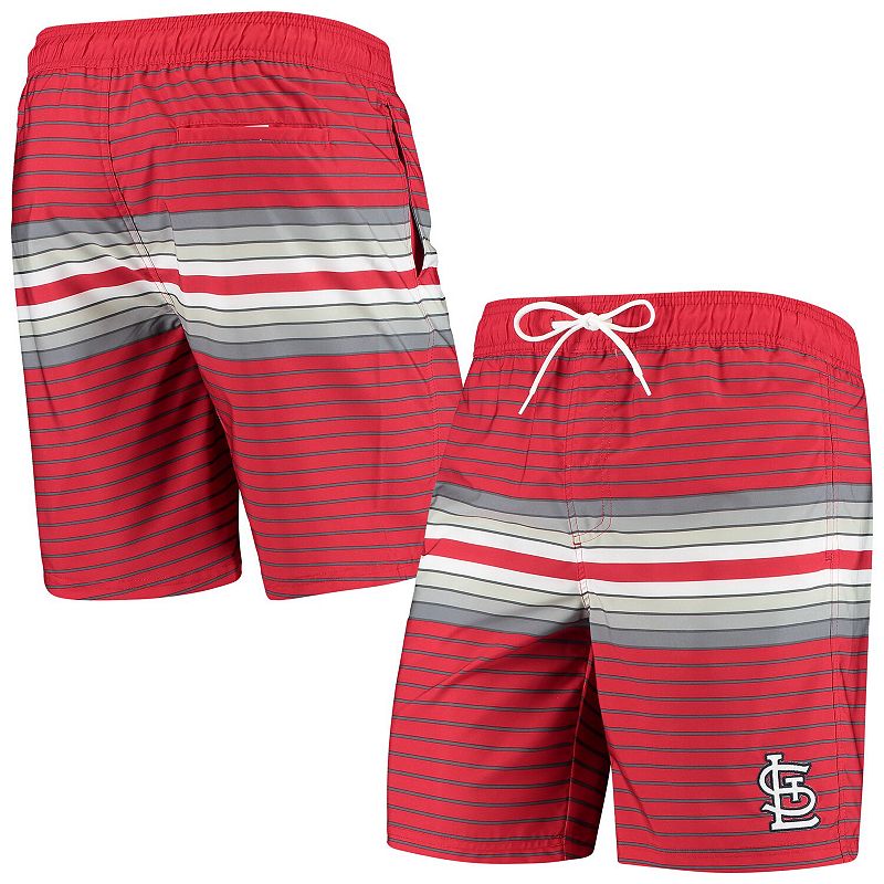 Men's G-III Sports by Carl Banks Red St. Louis Cardinals Assist Volley Swim Trunks, Size: 2XL