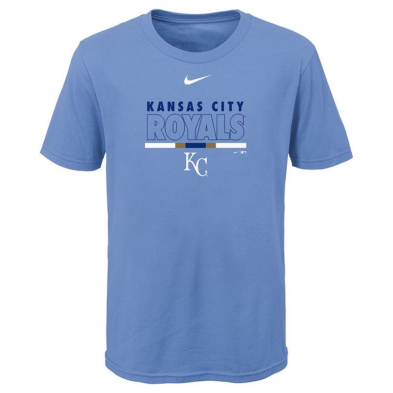 Boys 8-20 Nike Kansas City Royals Team Highlight Tee, Boy's, Size: Medium 10-12, Med Blue