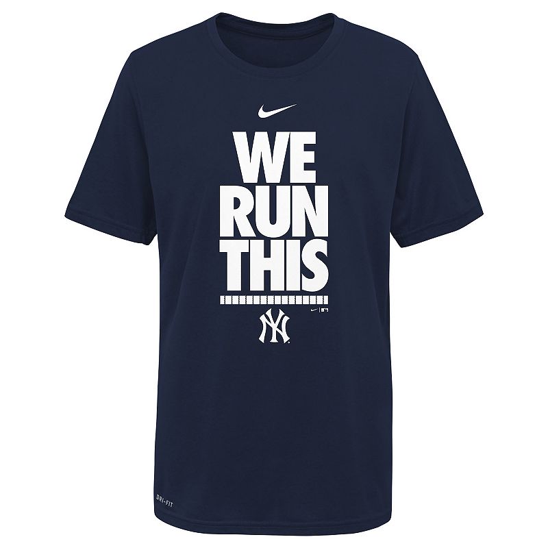 Boys 8-20 Nike New York Yankees We Run This Tee, Boy's, Size: Medium 10-12, Clrs