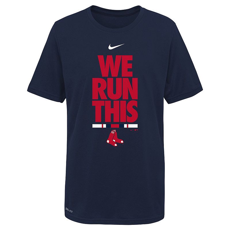 Boys 8-20 Nike Boston Red Sox We Run This Tee, Boy's, Size: Medium 10-12, Clrs