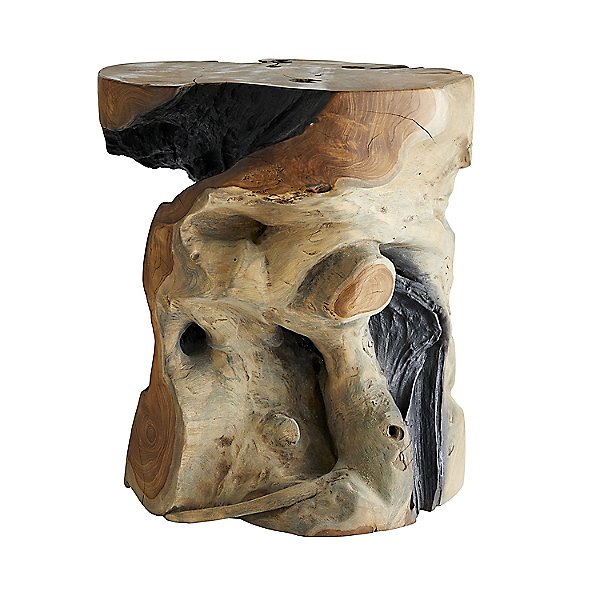 Arteriors Home Round Wood Natural Fricke End Table