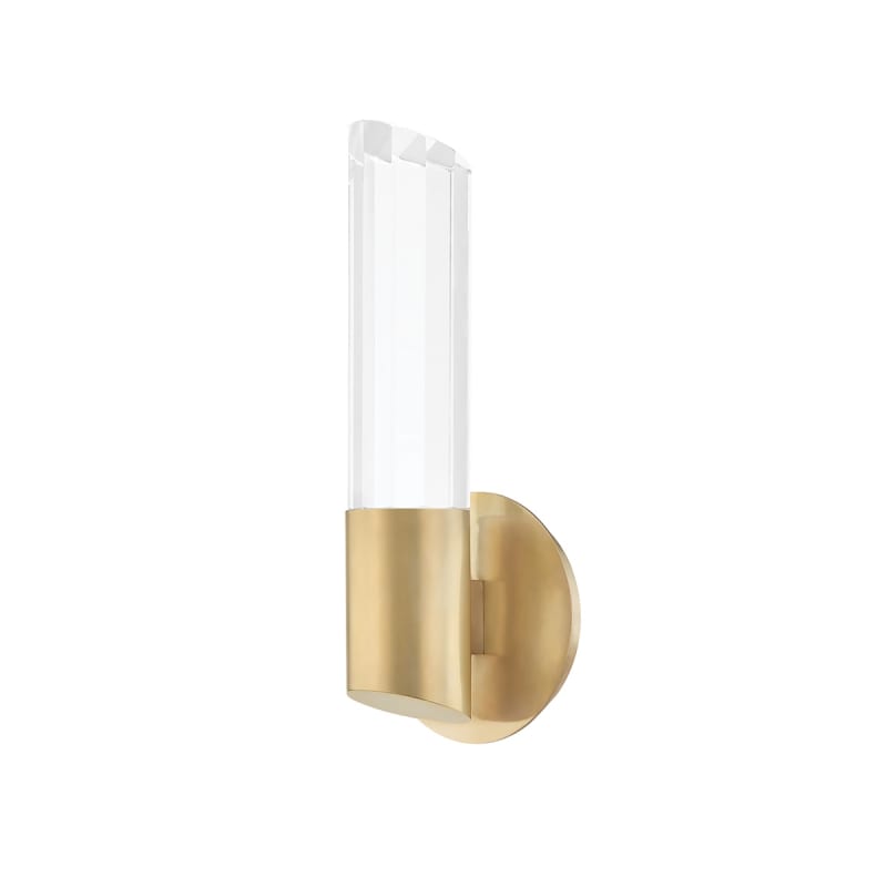 Hudson Valley Lighting Rowe 5.5 Inch Wall Sconce Rowe - 6051-AGB - Art Deco