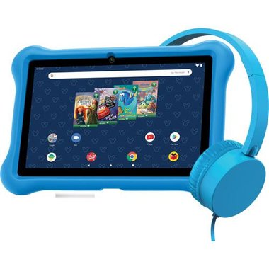 Packard Bell Disney 10â€� Android Tablet with Bumper and Headphone Blue 1.0 Ea