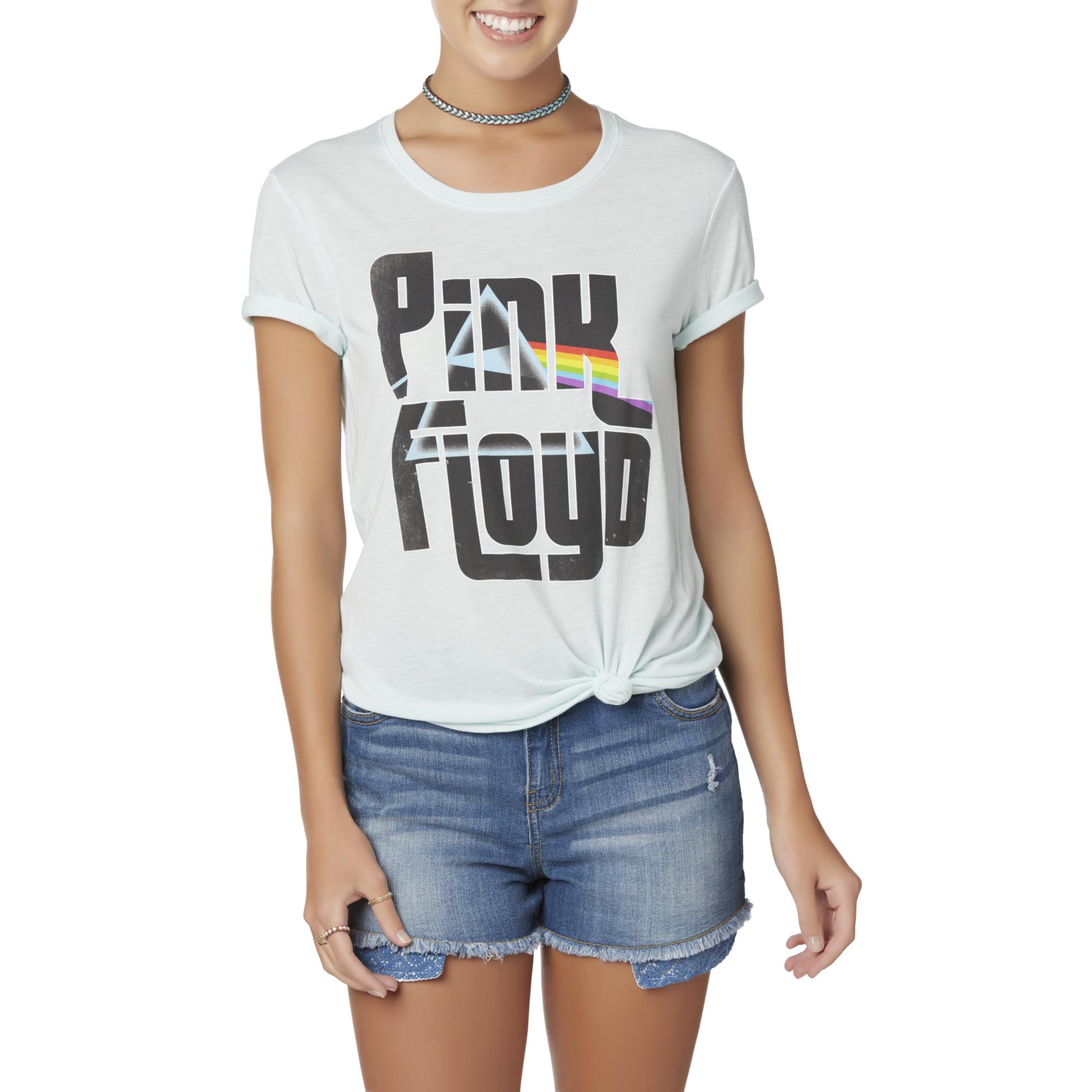 Pink Floyd Juniors' Graphic T-Shirt, Size: Large, Soft Mint Green