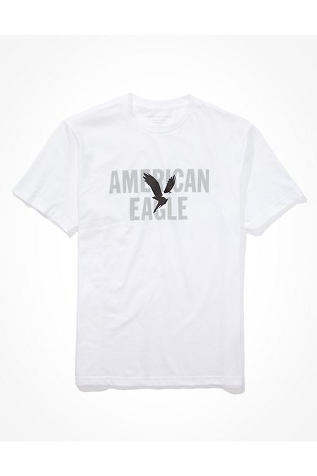 AE Short-Sleeve Graphic T-Shirt Men's White L Tall