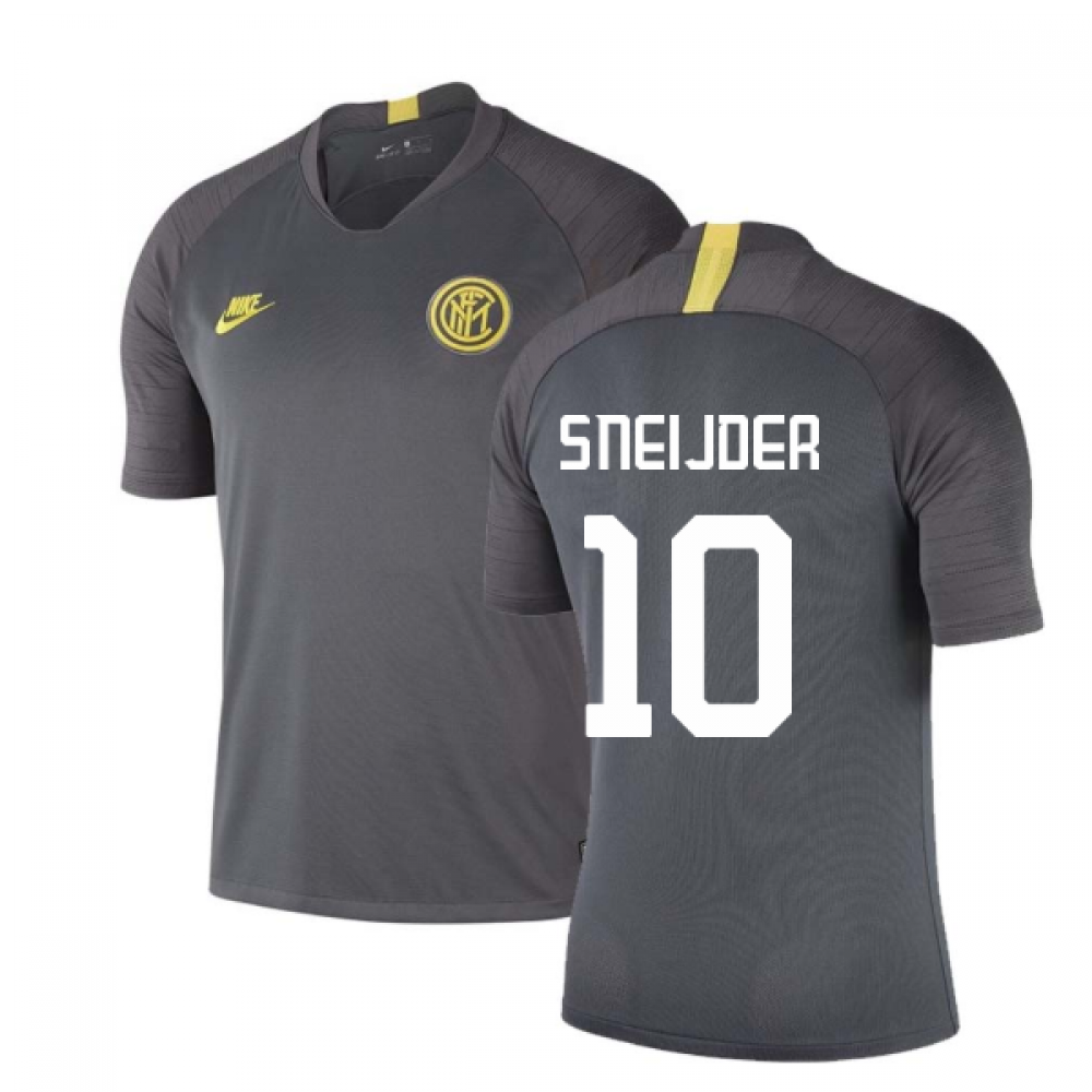 2019-2020 Inter Milan Nike Training Shirt (Grey) (SNEIJDER 10)