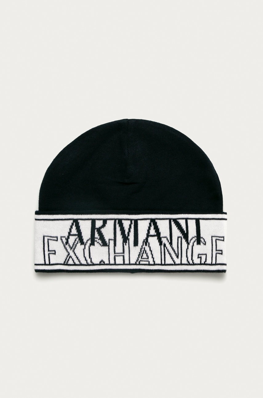 Armani Exchange  6HZ41C-ZMN4Z-2554  Men's Beanie in Black