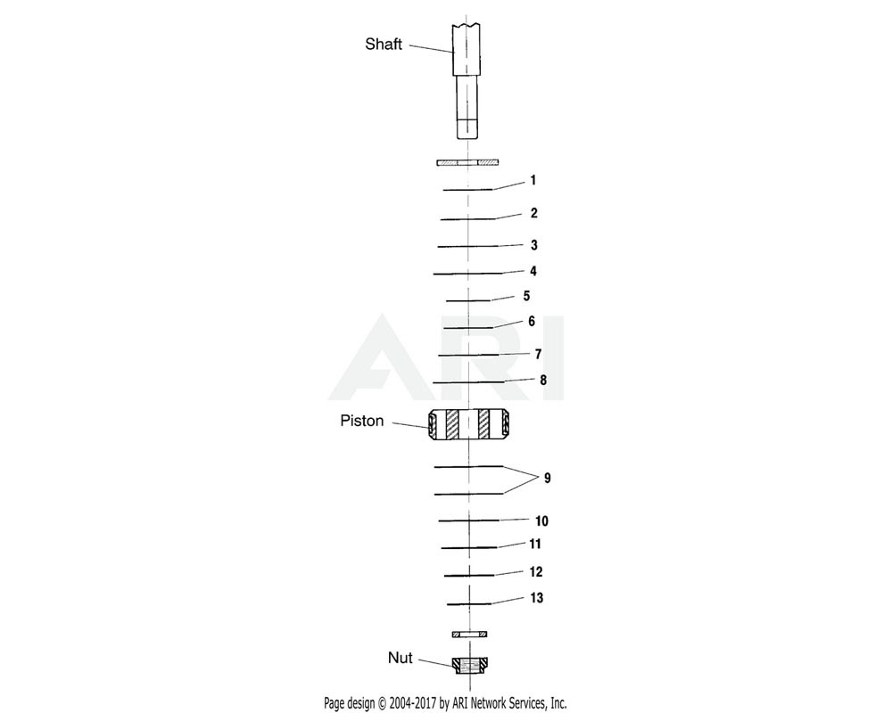 Polaris OEM 1500096 Valve, Shock | [1.0 X .377 X .015]