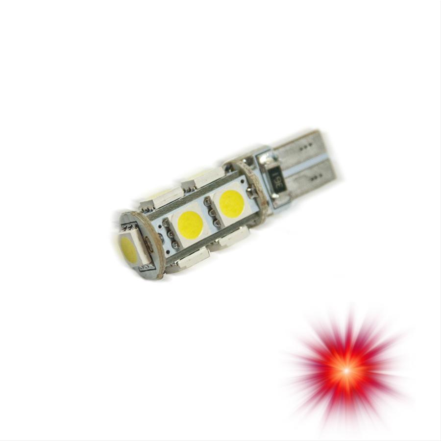 Oracle Lighting 4804-003 ORACLE T10 9 LED 3 Chip SMD Bulbs (Pair) - Red