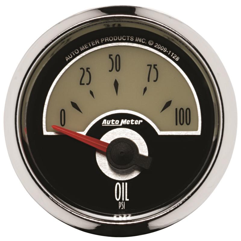 AutoMeter GAUGE; OIL PRESS; 2 1/16in.; 100PSI; ELEC; CRUISER