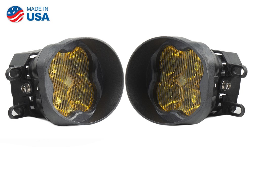 Diode Dynamics DD6187-ss3fog-3535-GBFG SS3 LED Fog Light Kit for 2014-2019 Toyota Tundra Yellow SAE/DOT Fog Sport