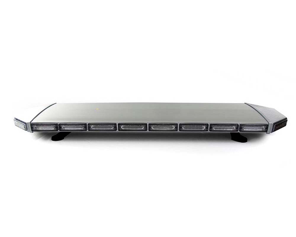 Race Sport Lighting RS-35L21D-TBD-a Amber Full Size SLIM 1W-LED Light Bar | White Alley Light | Amber 6-LED Rear Traffic Advisor