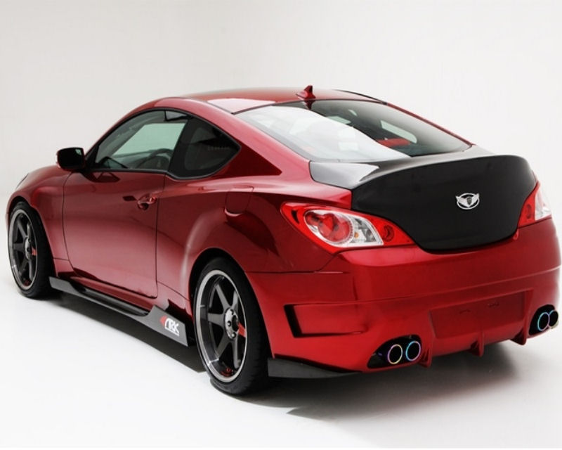 ARK SFRF-0700 S-FX Carbon Fiber Rear Bumper Side Fin Hyundai Genesis Coupe 10-14