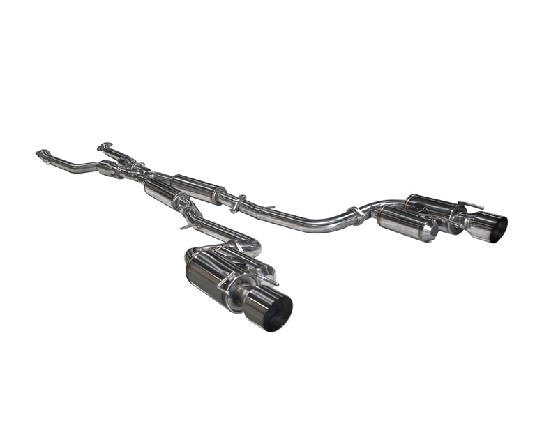 ARK SM1502-0114G 2.5inch Stainless GRIP Catback Exhaust with Polished Dual Tips Lexus IS350 AWD