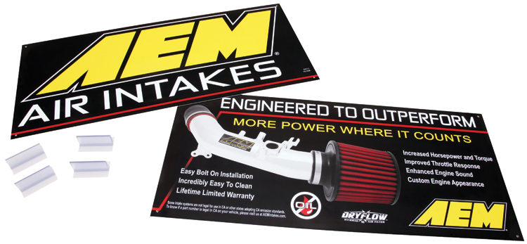 AEM Induction AEM Promo Sign