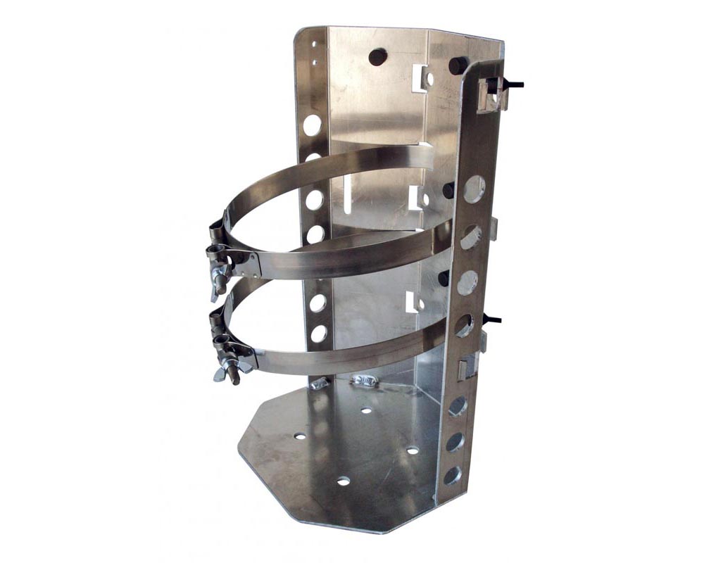 Power Tank BKT-2292-SS Propane Tank Power Bracket Comp 10-15 Lb. CO2 Tank 6.9 Inch Diameter Stainless Steel Tank