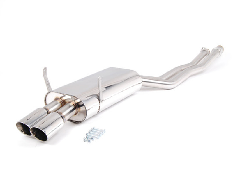 B&B Exhaust FBMW-0700 Catback Exhaust with Twin 3inch Round Tips BMW 630, 635 E24 77-88