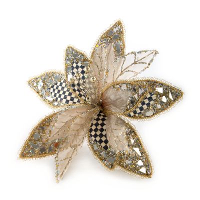 MacKenzie-Childs Golden Hour Poinsettia Clip