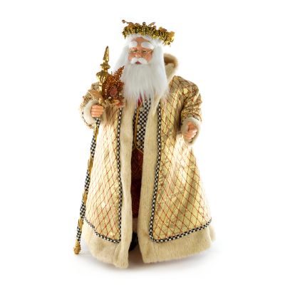 MacKenzie-Childs Golden Hour Father Christmas with Staff