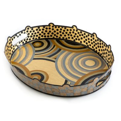 MacKenzie-Childs Golden Hour Tray - Small